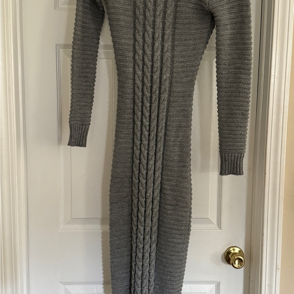 JLuxLabel Cable Knit Dress